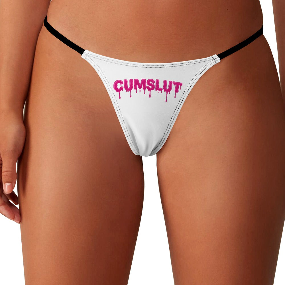 Sexy Thin Thong for Women "Cumslut"
