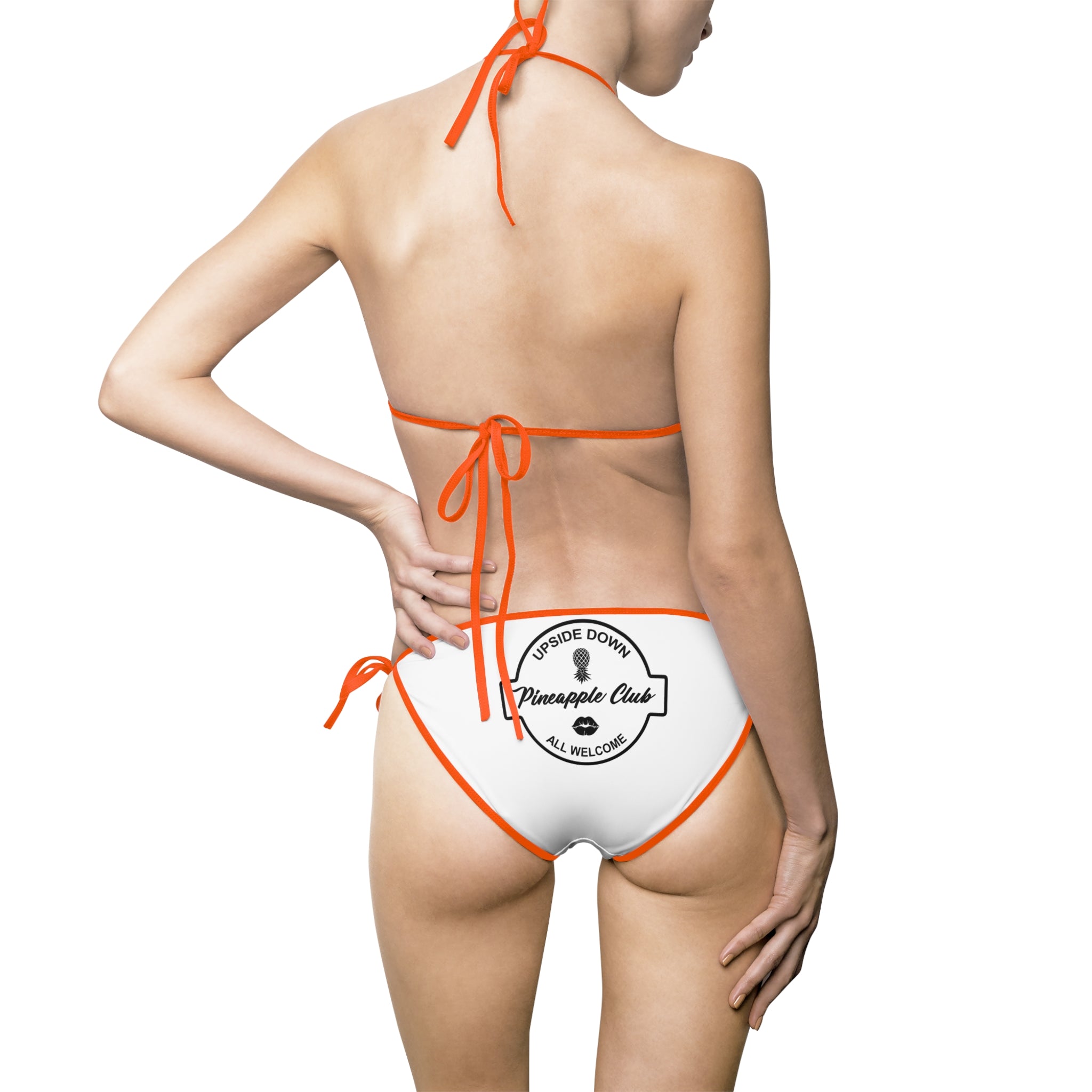 Queen of Spades White Bikini Swimsuit