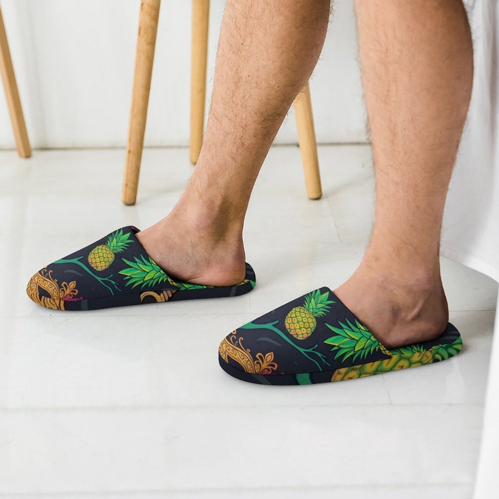 Swinger Lifestyle Flannel Men's Cotton Slippers
