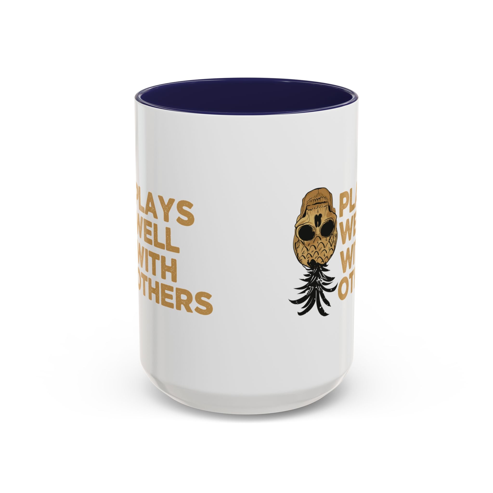 Playful Owl Accent Coffee Mug - 11 & 15oz - Perfect Gift for Nature Lovers