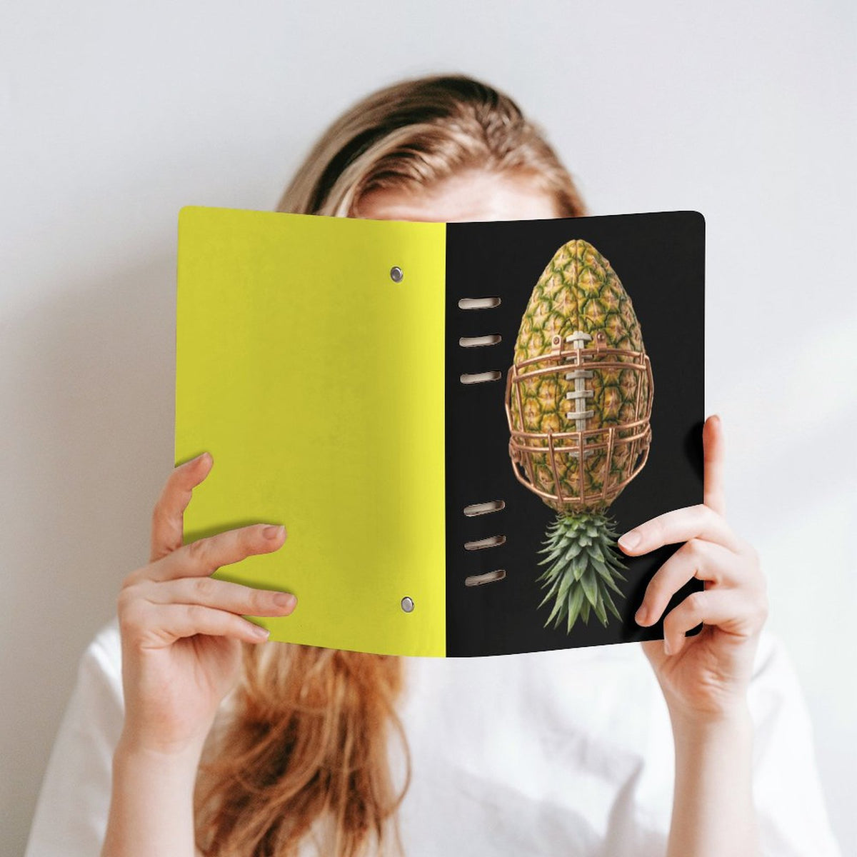 Pineapple Football Loose Leaf Notebook