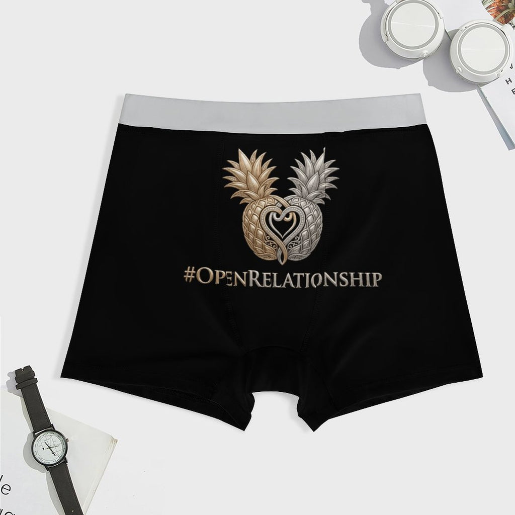 #OPENRELATIONSHIP Ice Silk Men Cooling Boxer Shorts