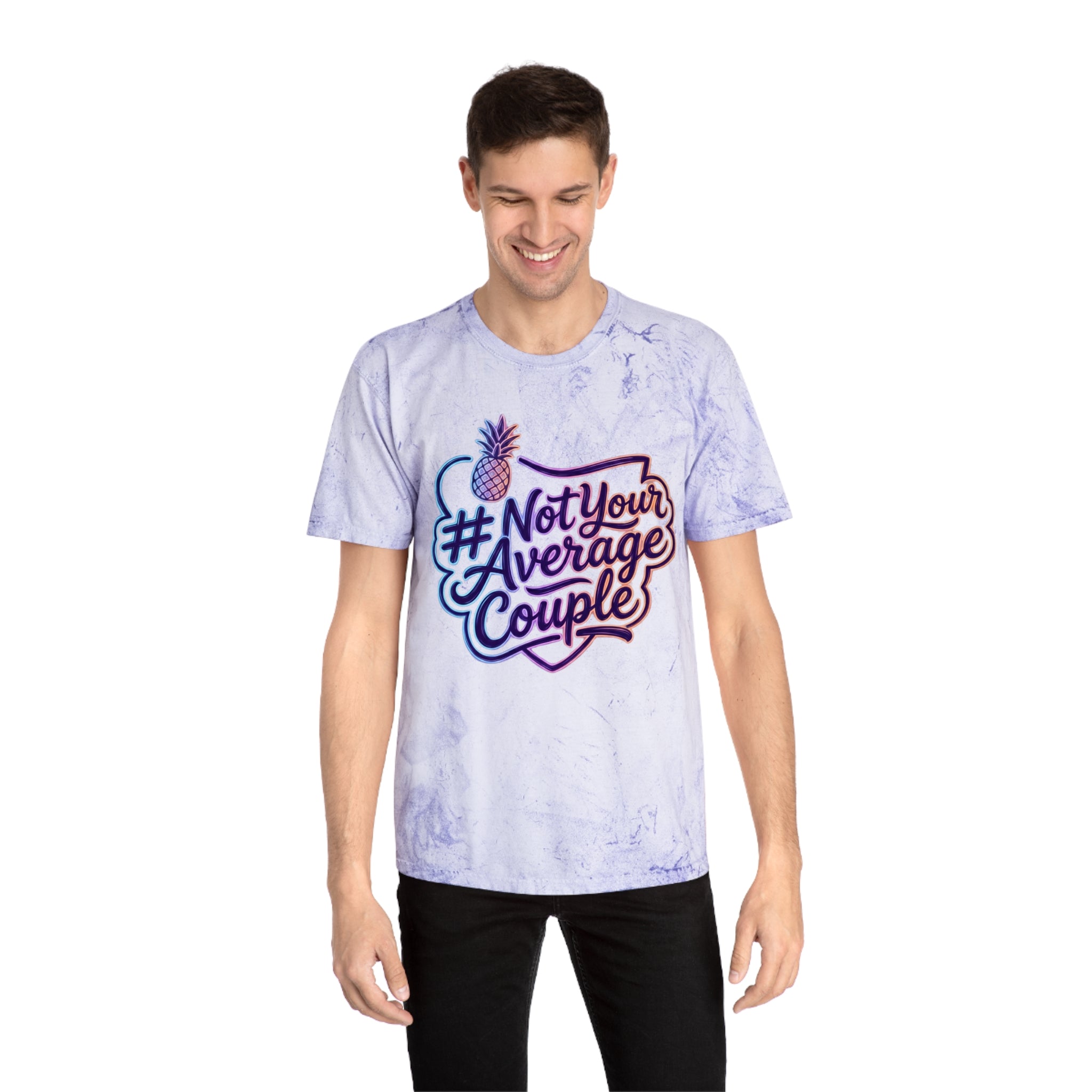 #NotYourAverageCouple T-Shirt – Retro Tropical Pineapple Graphic Tee
