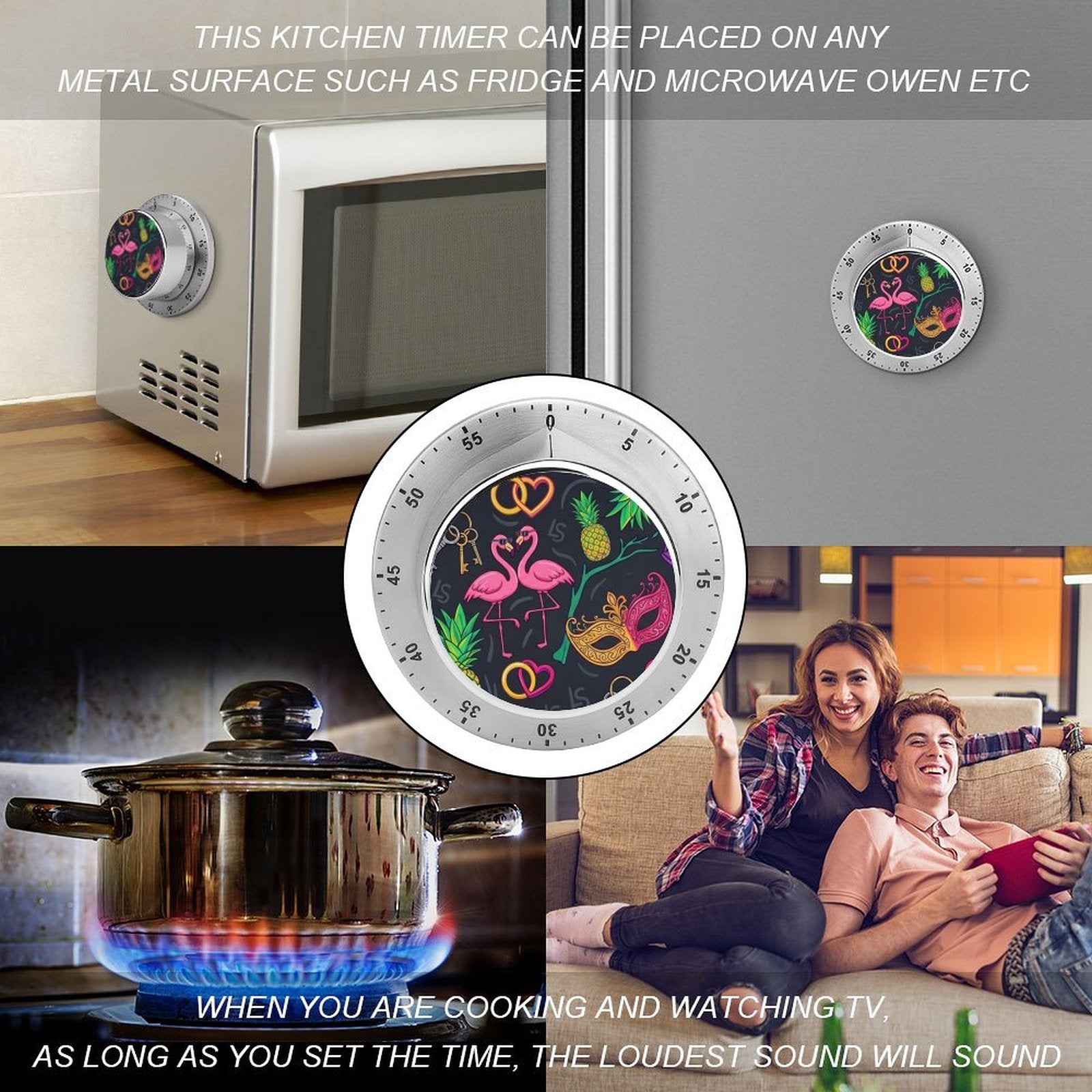Swinger Lifestyle Magnetic Timer | Novelty Kitchen Timer | UV Print