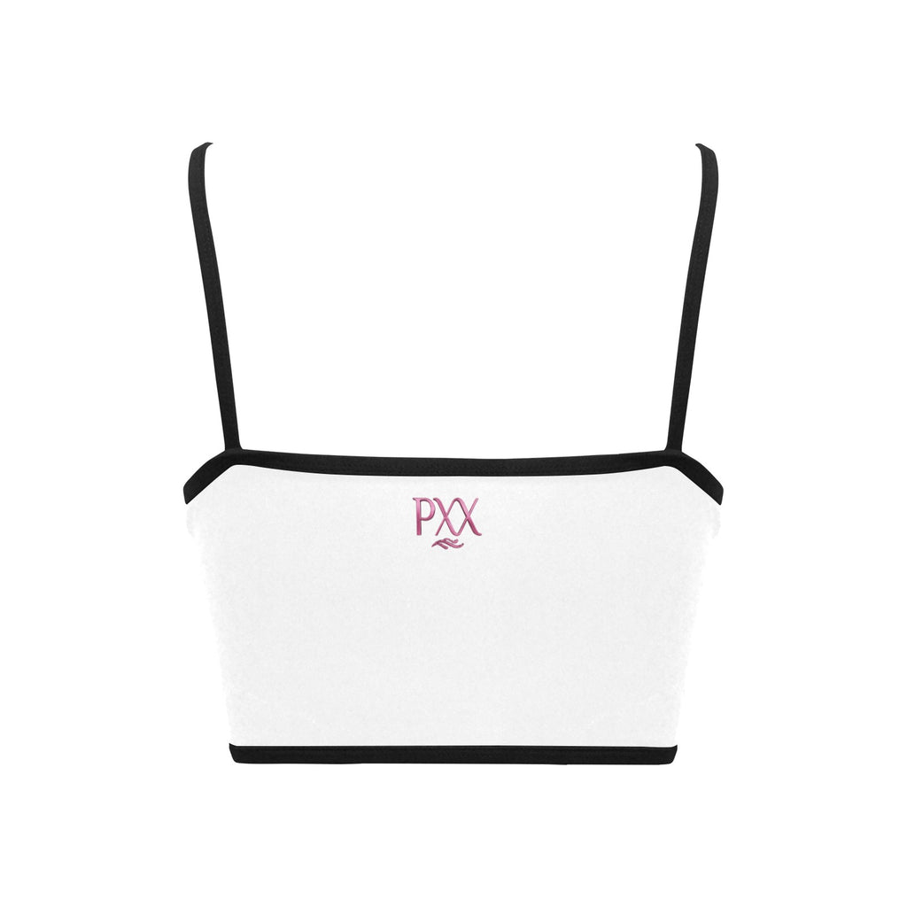 #IAMHISQUEEN Women’s Spaghetti Strap Crop Top – Sexy Stretch Yoga Tank, Lightweight Quick-Dry Fitness Crop Top for Women