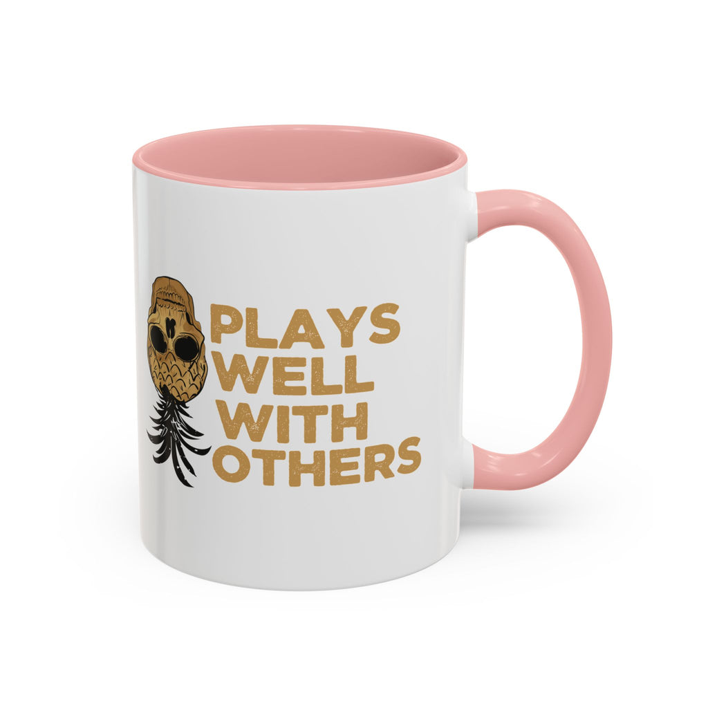 Playful Owl Accent Coffee Mug - 11 & 15oz - Perfect Gift for Nature Lovers