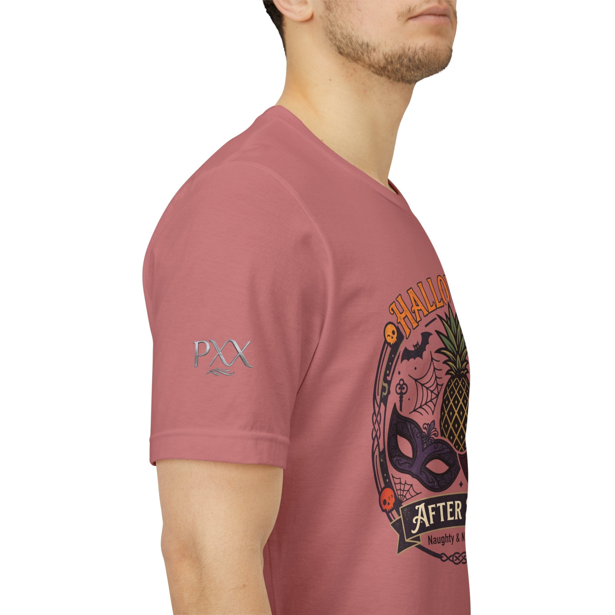 Halloween After Dark Tee — Pineapple Mask Masquerade T‑Shirt