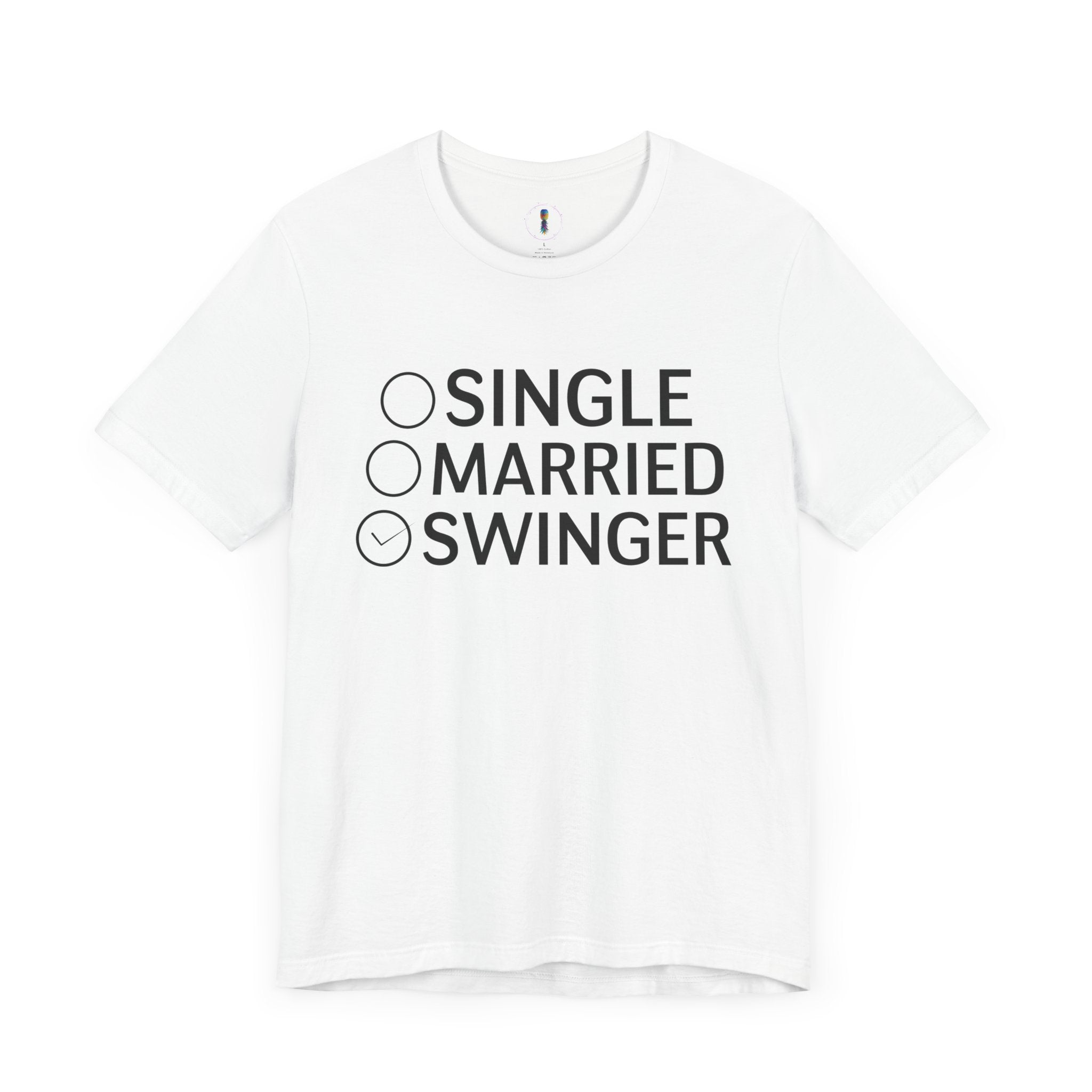 Swinger Humor Unisex Tee - Funny Relationship Status Shirt