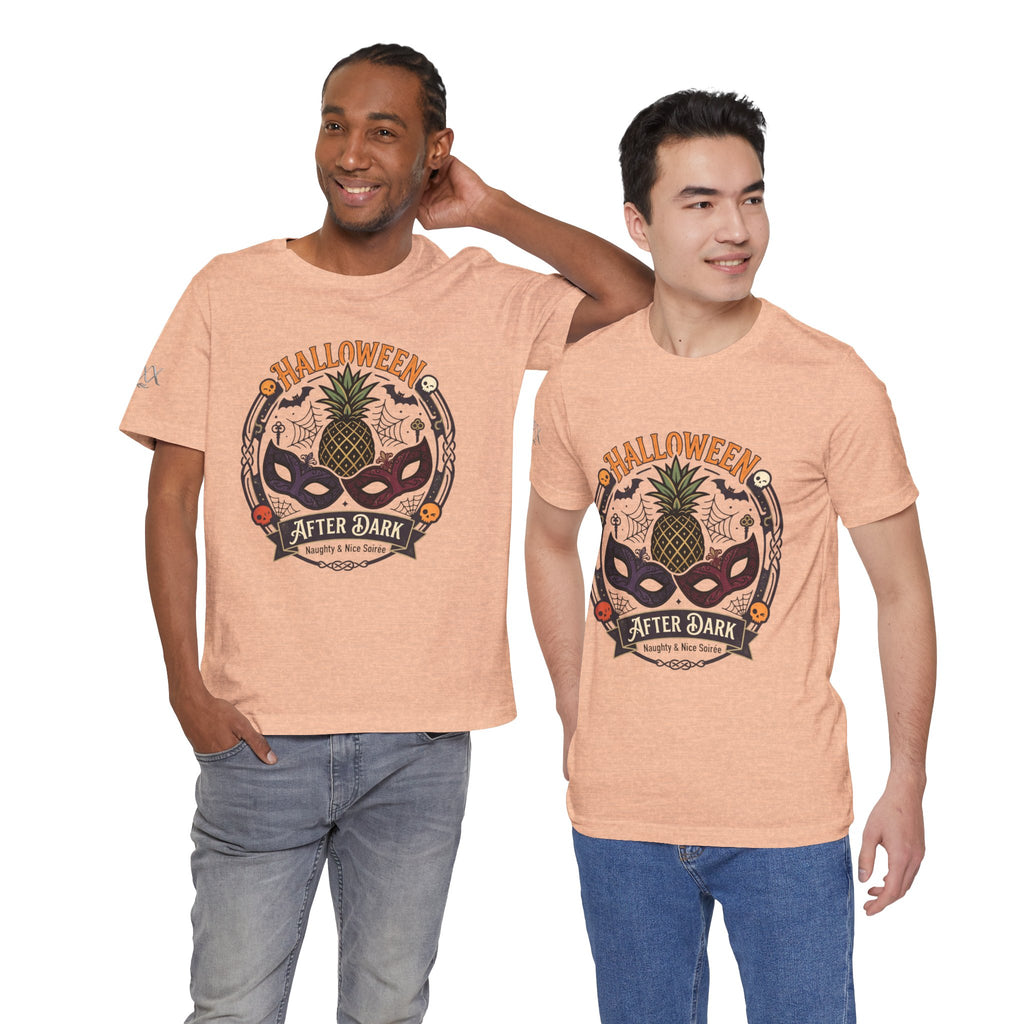Halloween After Dark Tee — Pineapple Mask Masquerade T‑Shirt