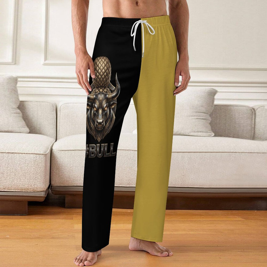 #BULL Cotton Loose Loungewear Pants for Men(All-Over Printing)