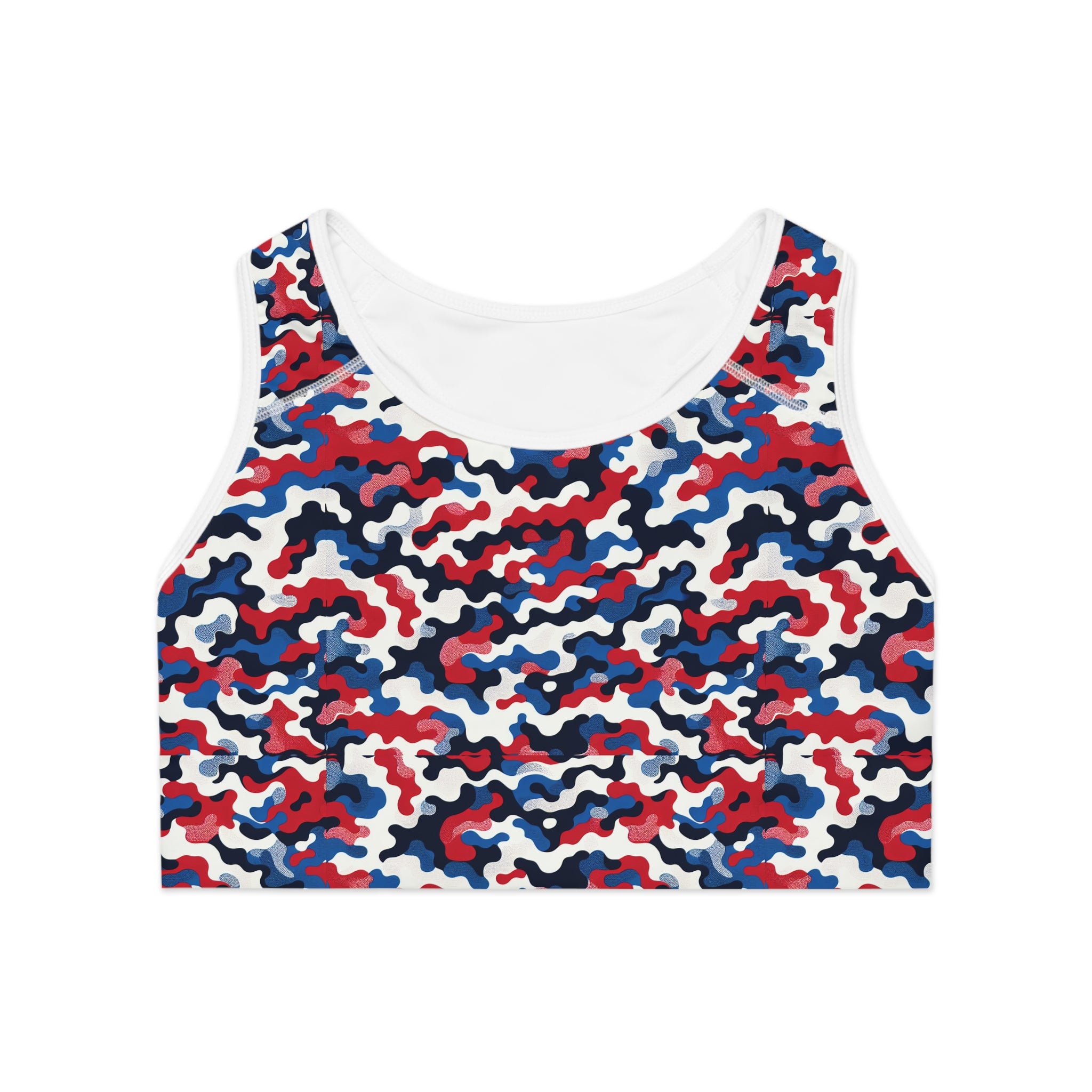 Vibrant Camo Sports Bra for Active Lifestyles