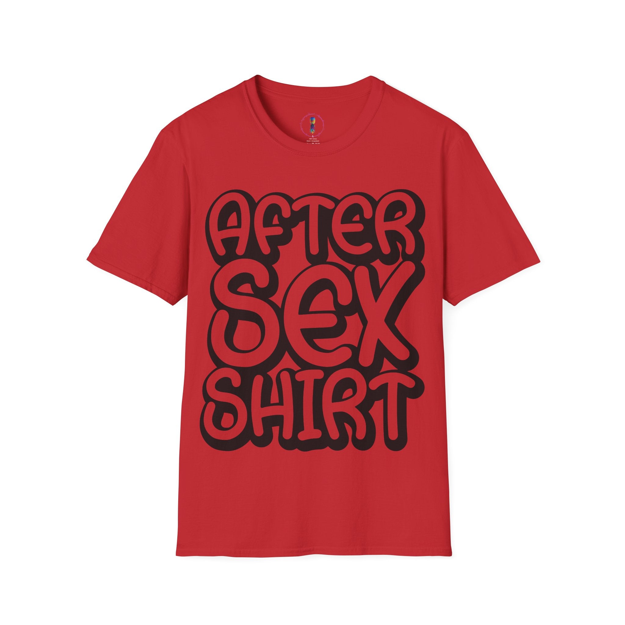 After Sex Unisex Softstyle T-Shirt - Fun Graphic Tee for Couples