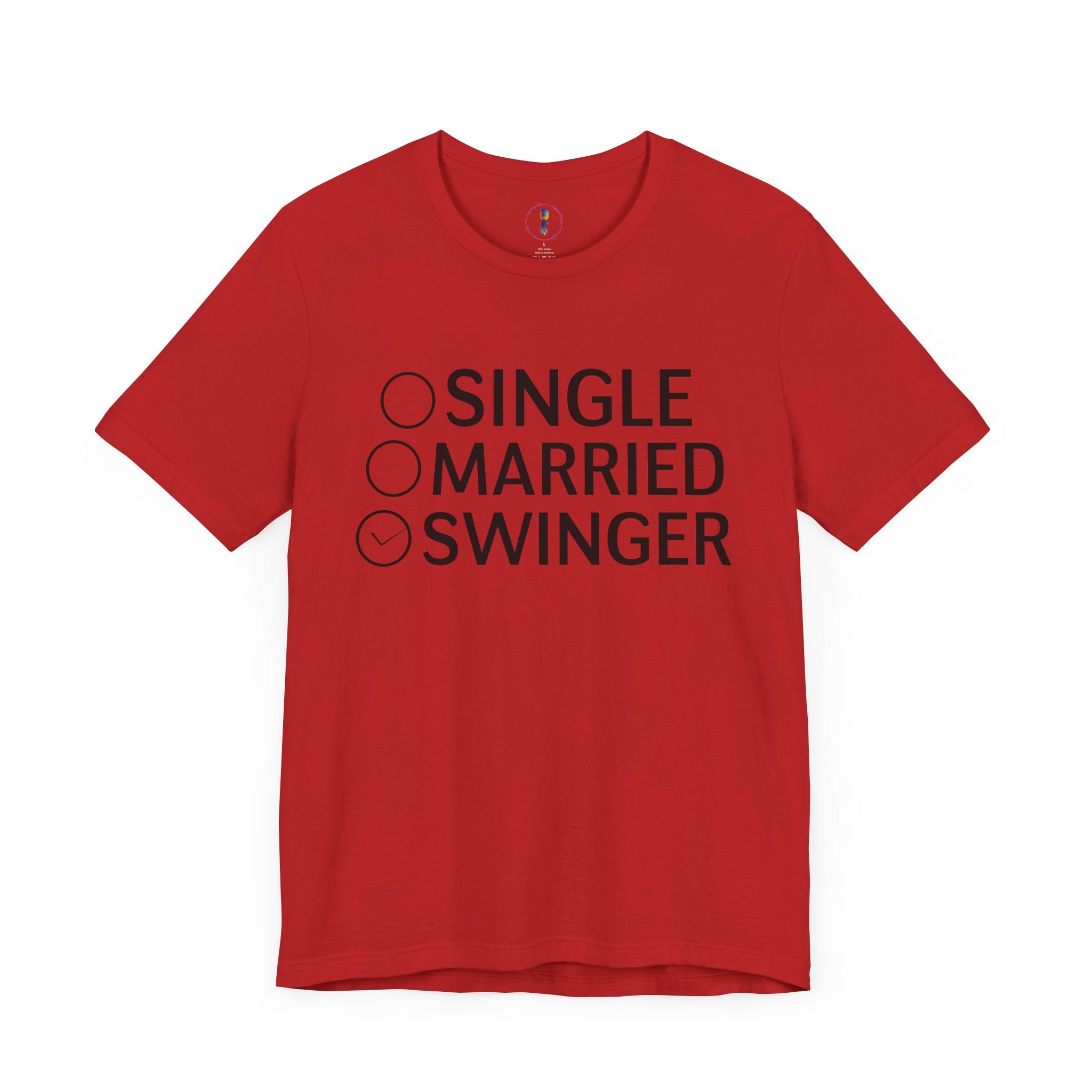Swinger Humor Unisex Tee - Funny Relationship Status Shirt