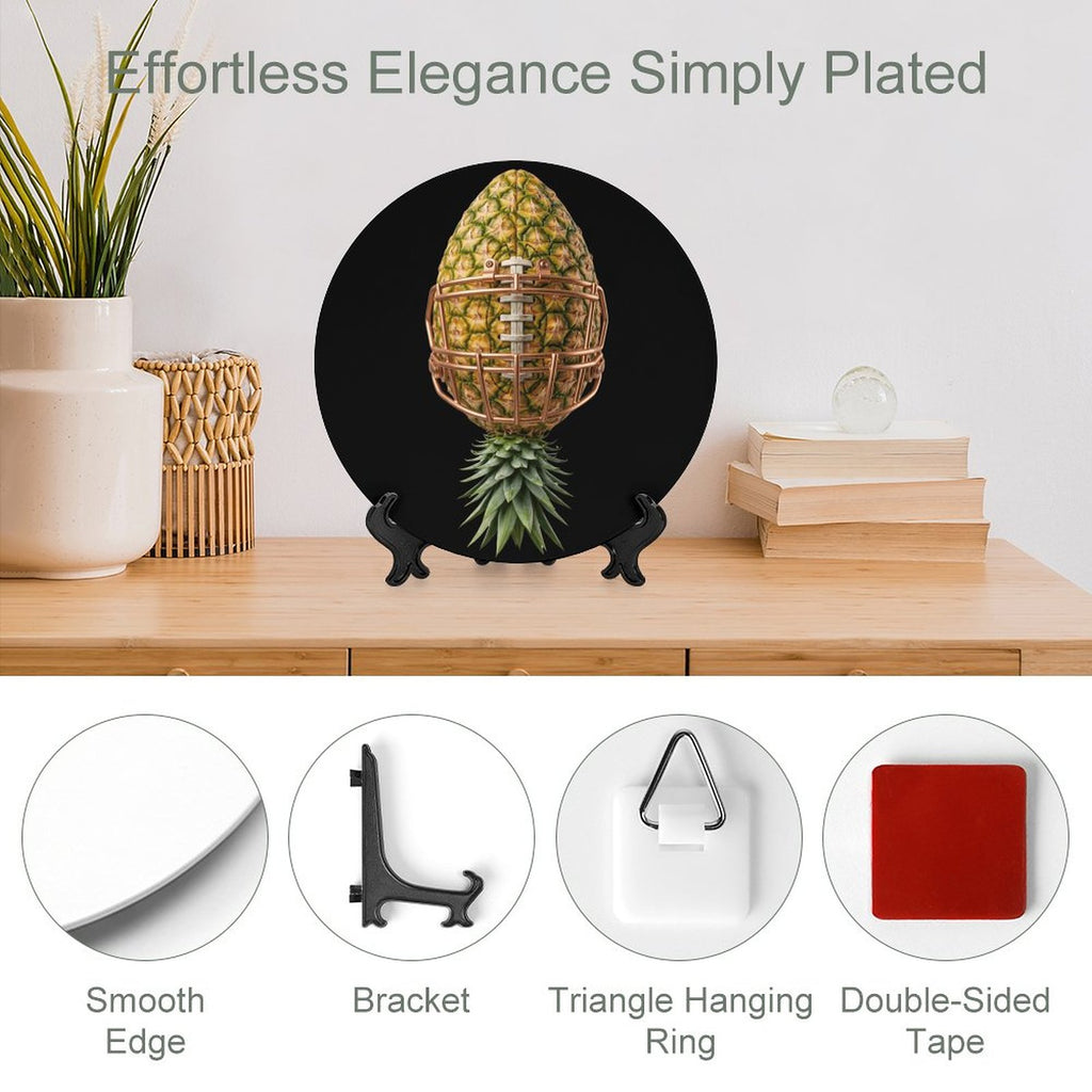 Pineapple Football Lightweight Decorative Tray