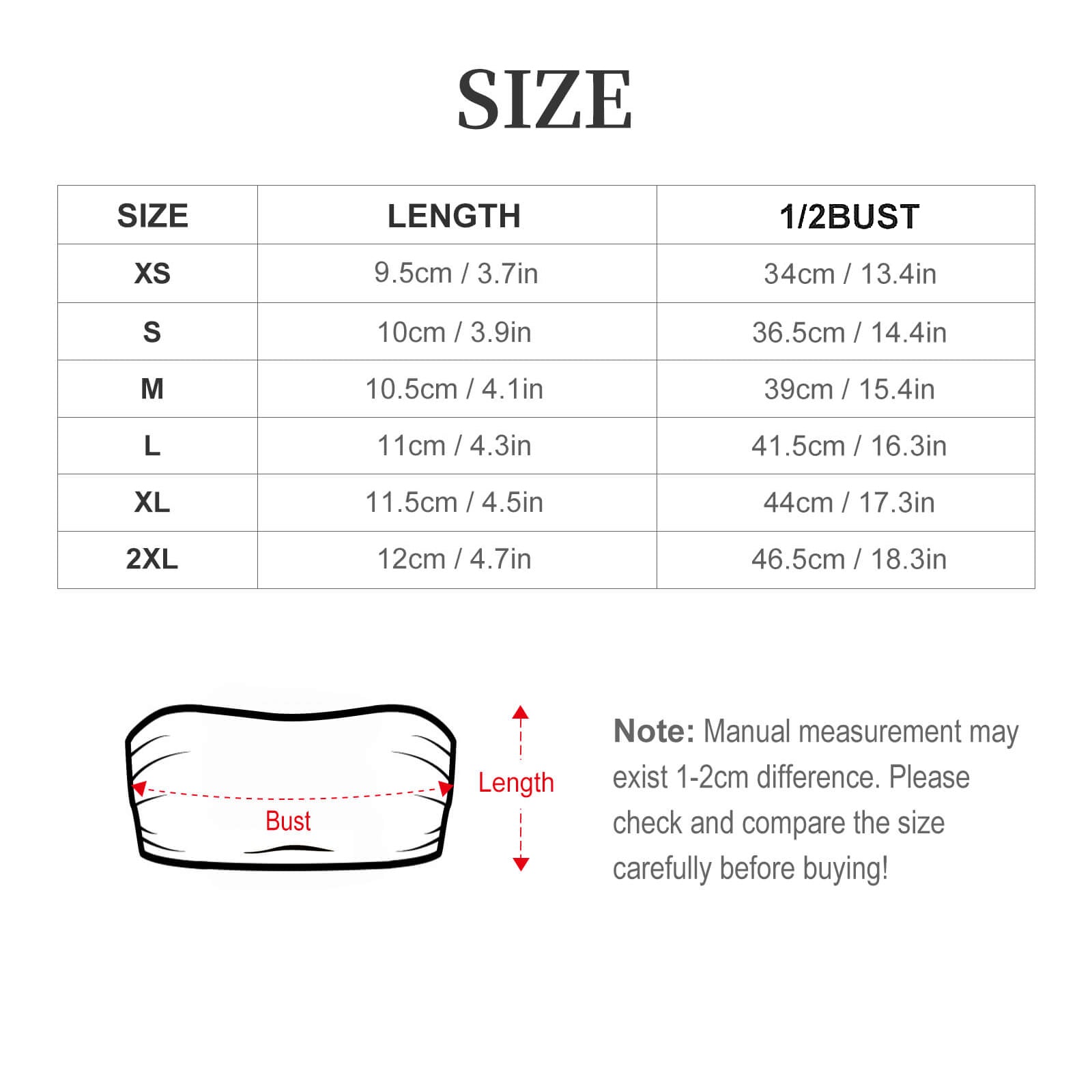 Strapless Women Tube Top Y2K Bandeau