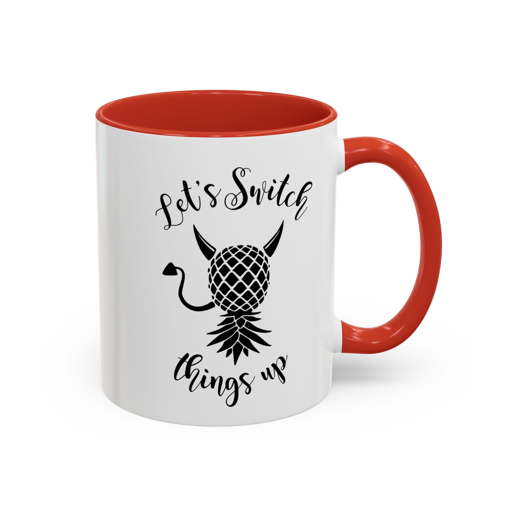 Playful Accent Coffee Mug - "Let's Switch Things Up" - Perfect for Morning Motivation