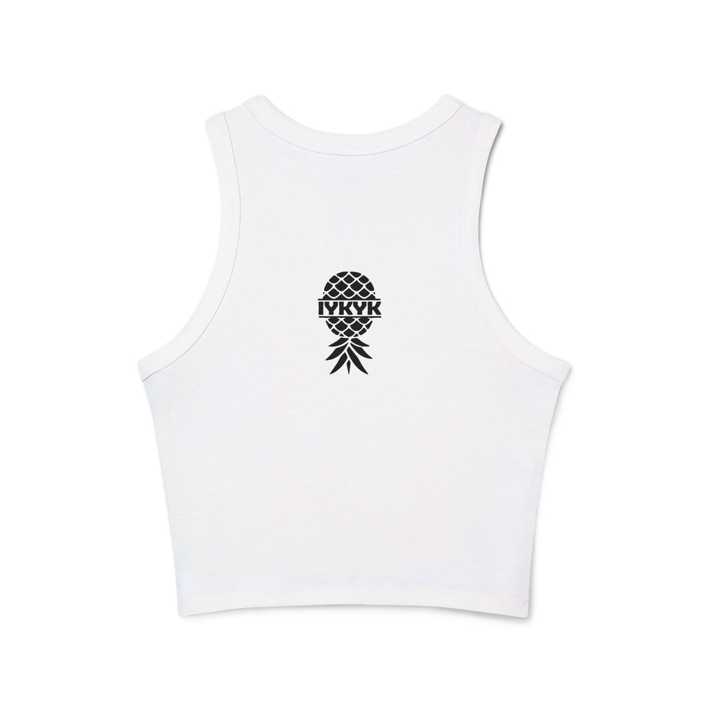 I Love Squirt Guns Women's Racer Tank Top, Summer Crop Top, Funny Water Gun Shirt, Beach Wear, Gift for Water Party