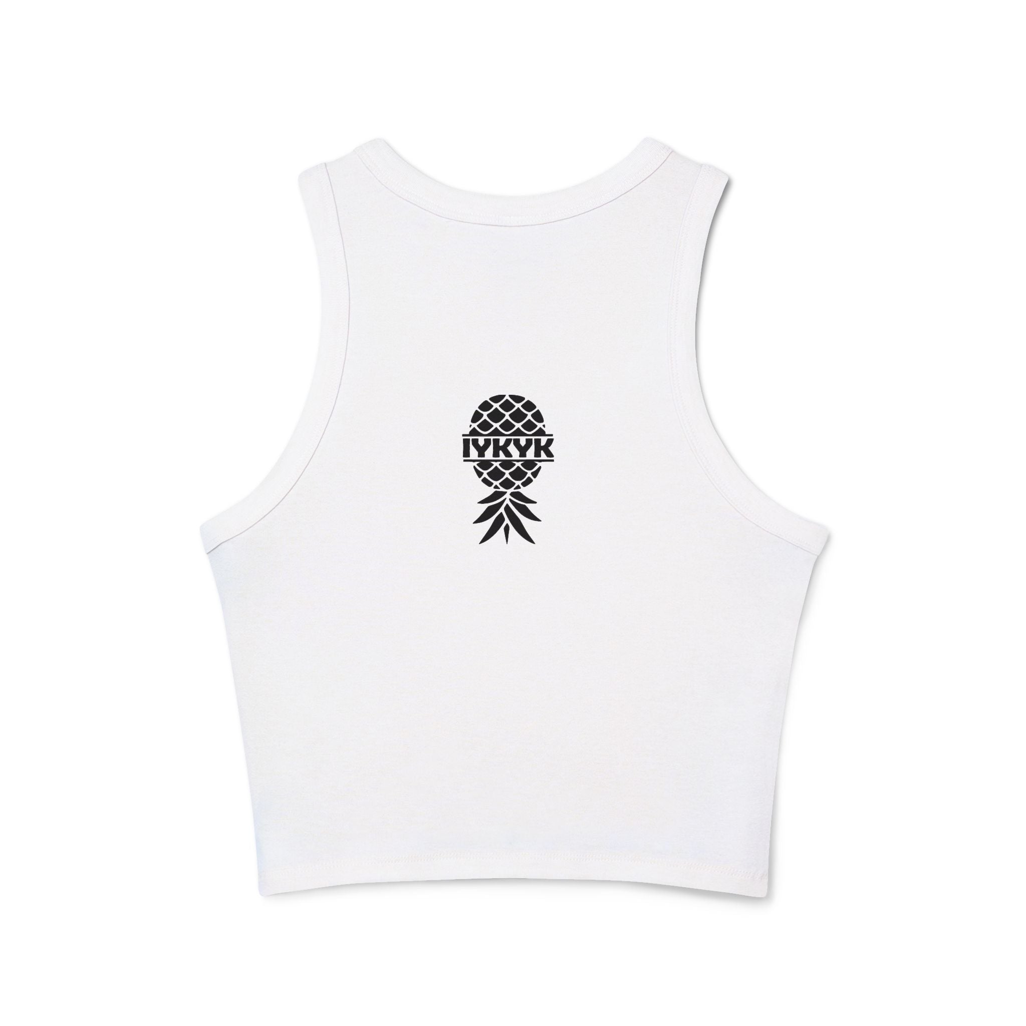 I Love Squirt Guns Women's Racer Tank Top, Summer Crop Top, Funny Water Gun Shirt, Beach Wear, Gift for Water Party