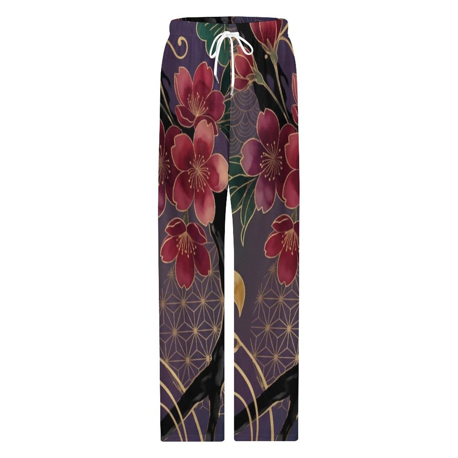 DTG 190gsm Cotton Loose Loungewear Pants for Men(All-Over Printing)