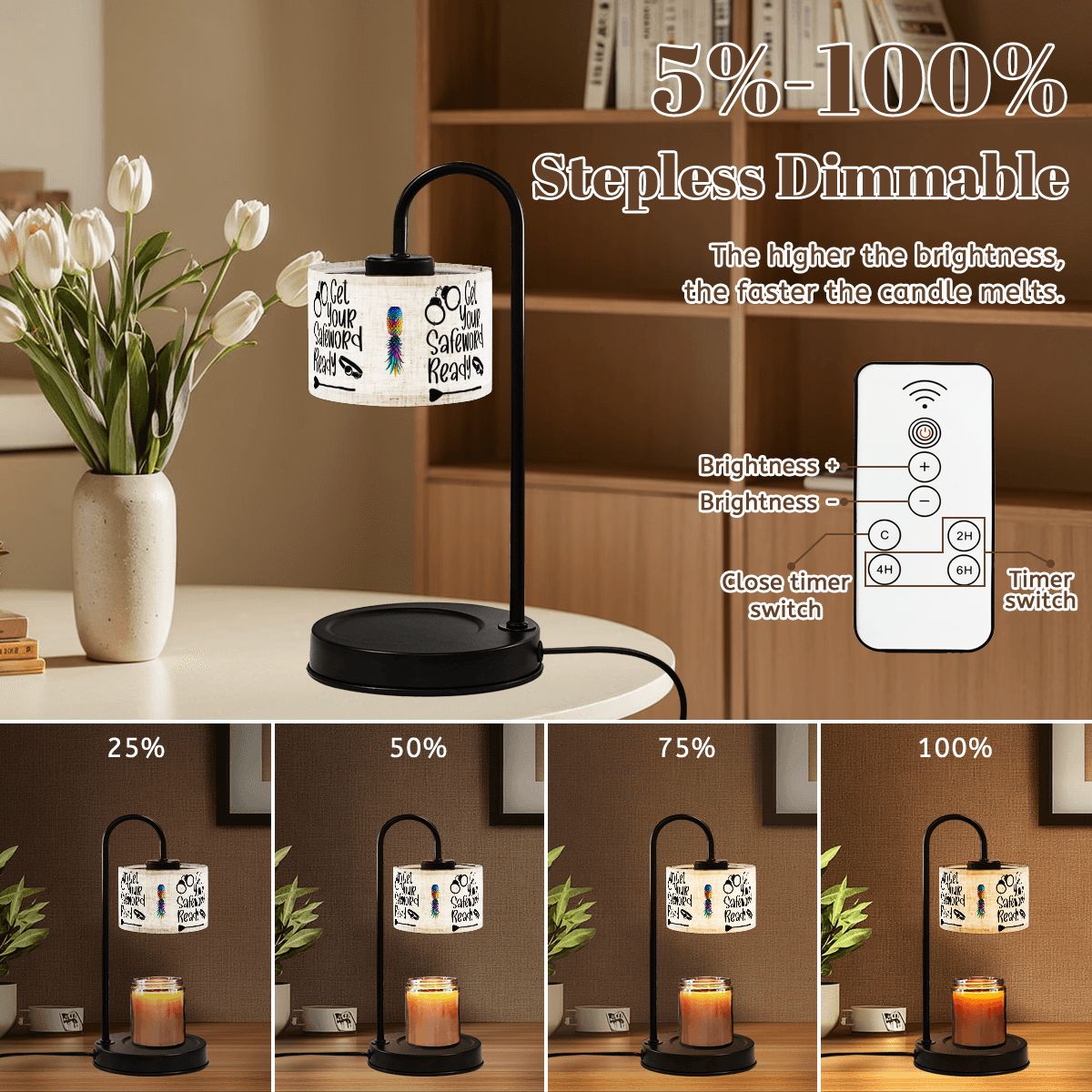 Swinger Inspired Candle Warmer Lamp