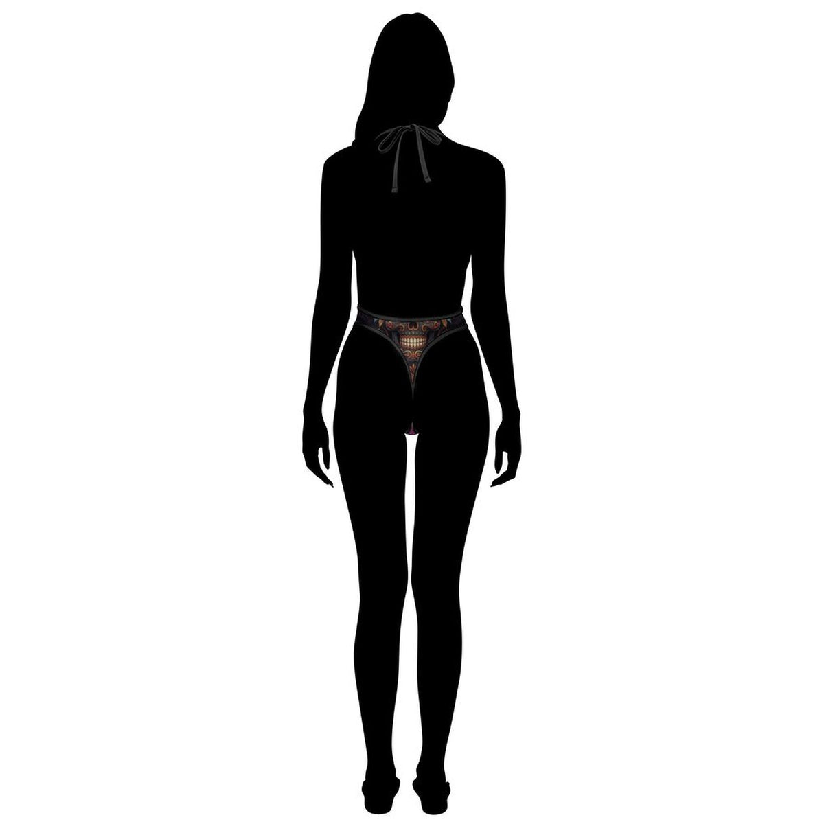 Sexy Swinger Halloween Deep V Teddy Bodysuit | Women’s Mesh Lingerie