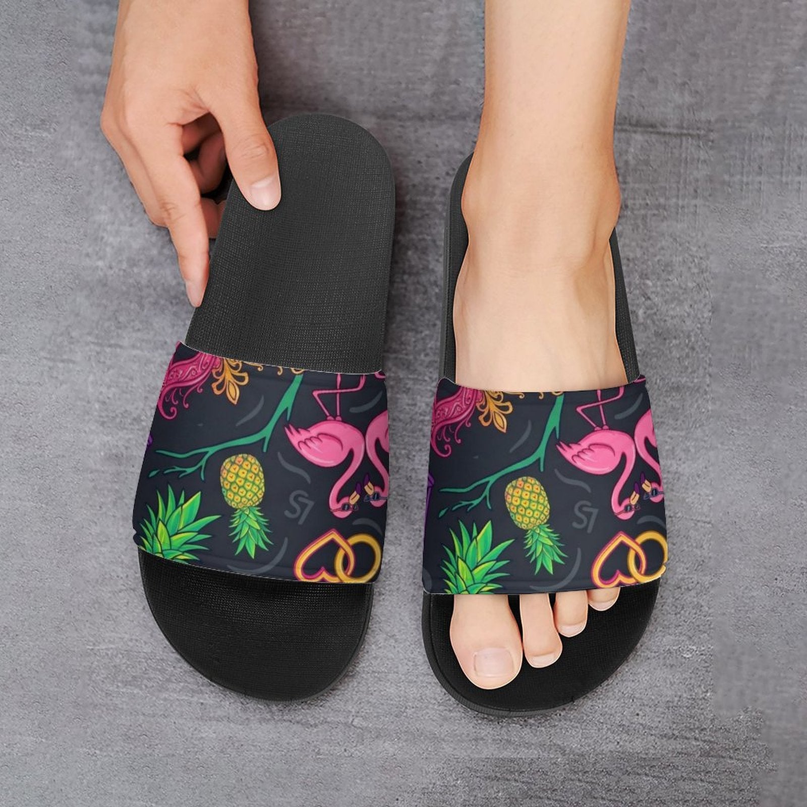 Swinger Lifestyle Unisex PVC Slippers | Couple Pool Beach & Home Slides