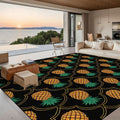 Elegant Upside-Down Pineapple Large Area Rug Floor Carpet (5:4)
