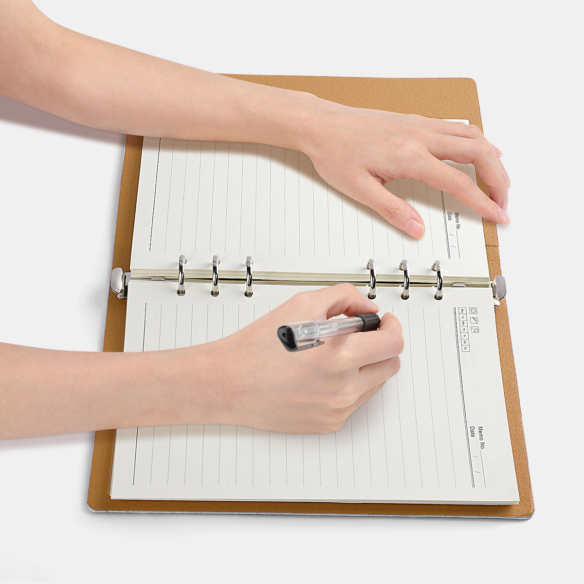 Football Inspired Loose Leaf Notebook