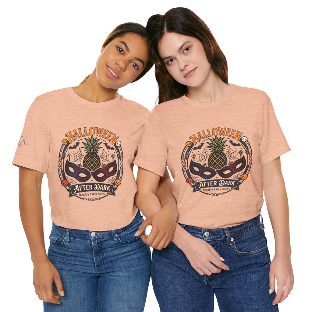 Halloween After Dark Tee — Pineapple Mask Masquerade T‑Shirt