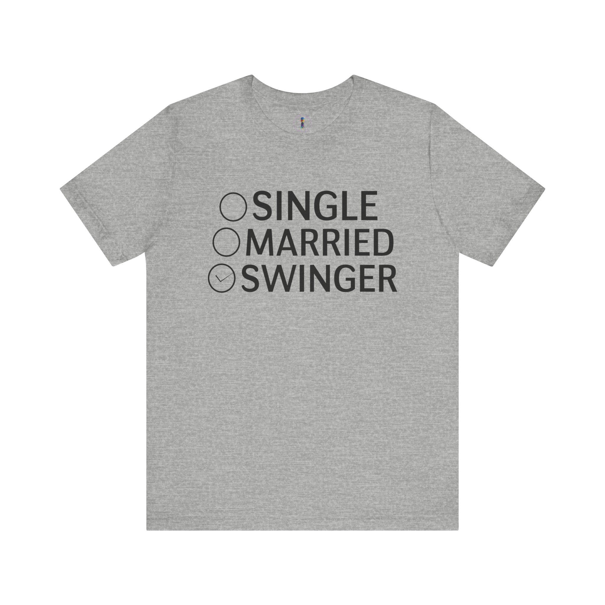 Swinger Humor Unisex Tee - Funny Relationship Status Shirt