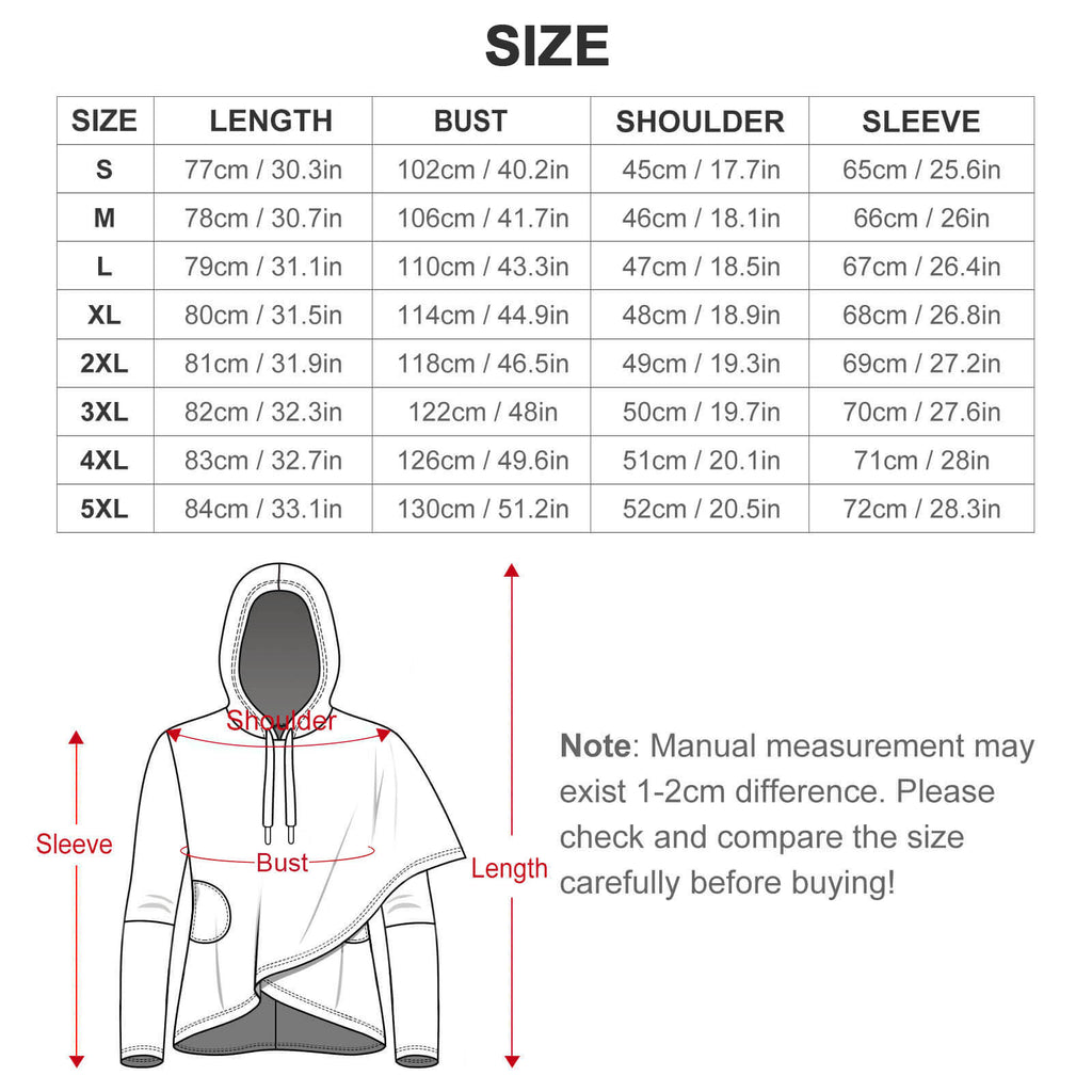 #LUBRICATIONSPECIALIST Women’s Poncho Hoodie | Irregular Hem