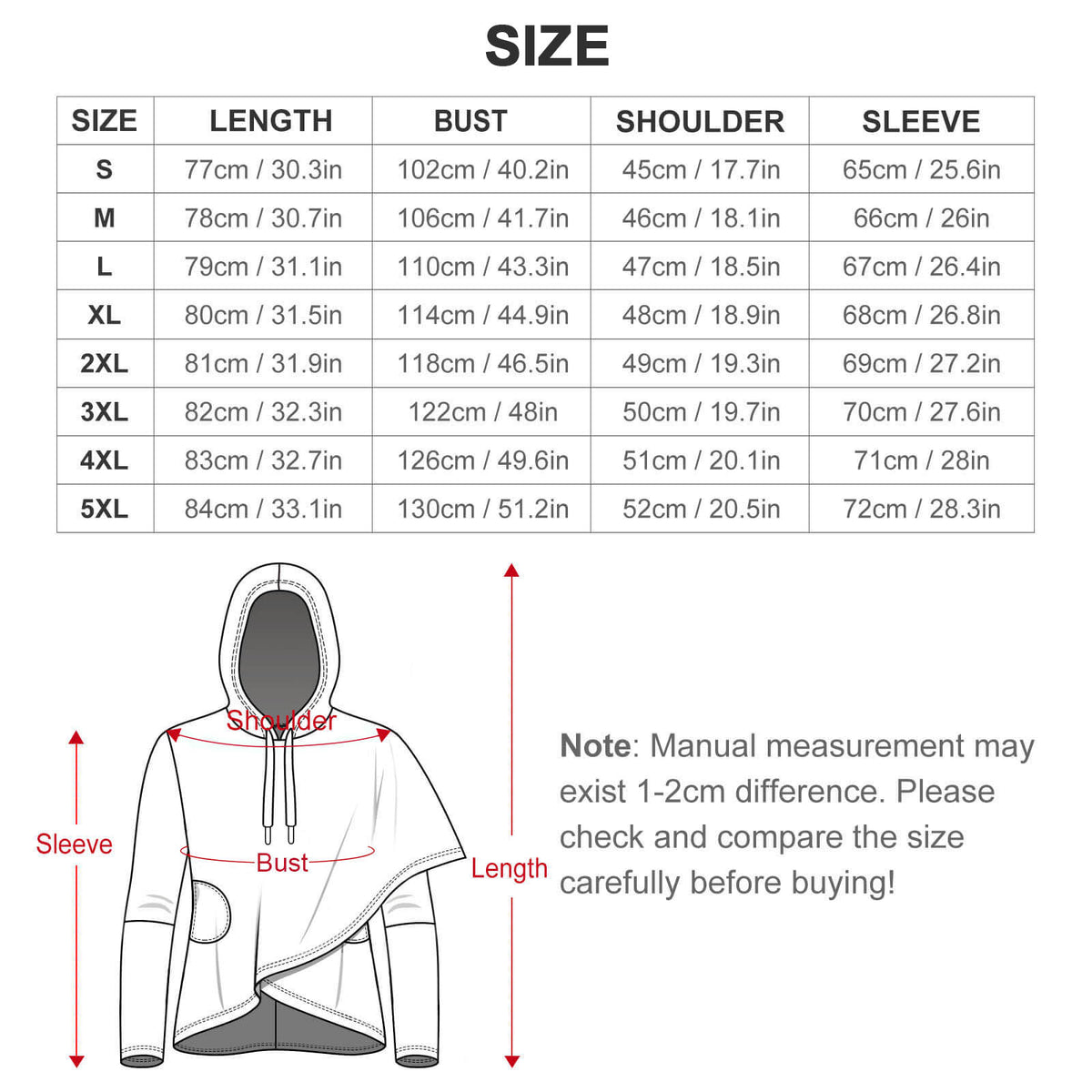 #LUBRICATIONSPECIALIST Women’s Poncho Hoodie | Irregular Hem