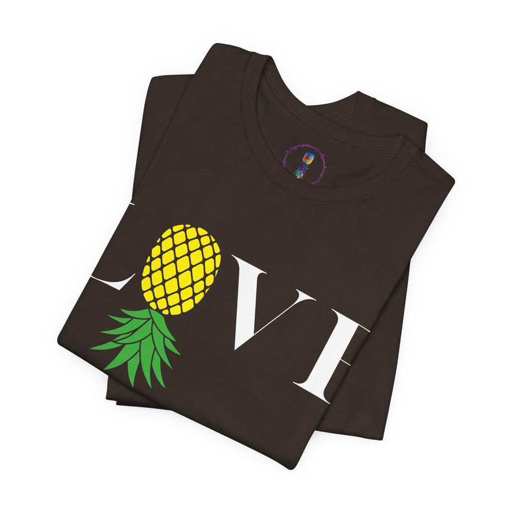 Pineapple Love Tee - Unisex Jersey Short Sleeve Shirt
