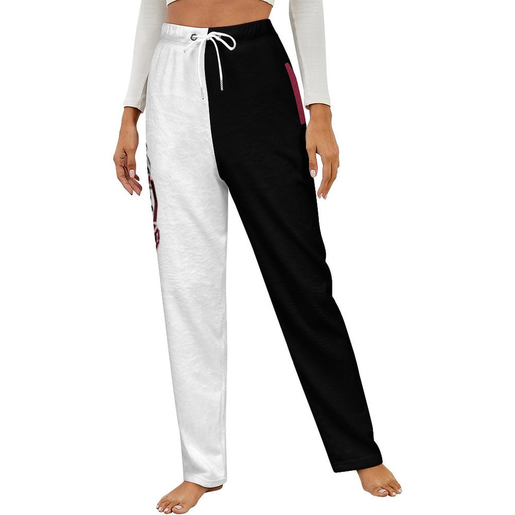 Football Inspired Flannel Women's Sleep Pants