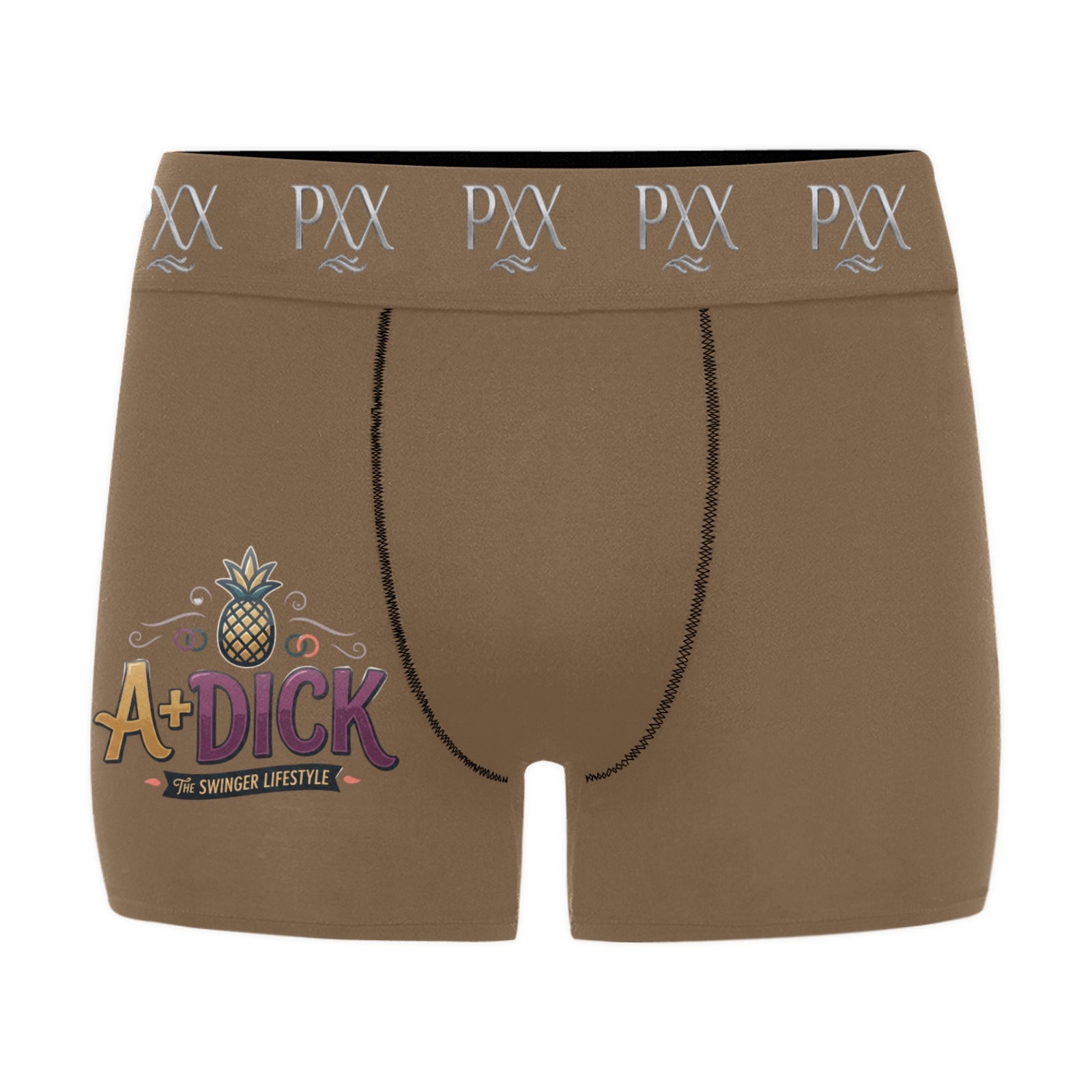"A + Di*k" Men's Boxer Briefs | PXX Custom Waistband | Novelty Underwear
