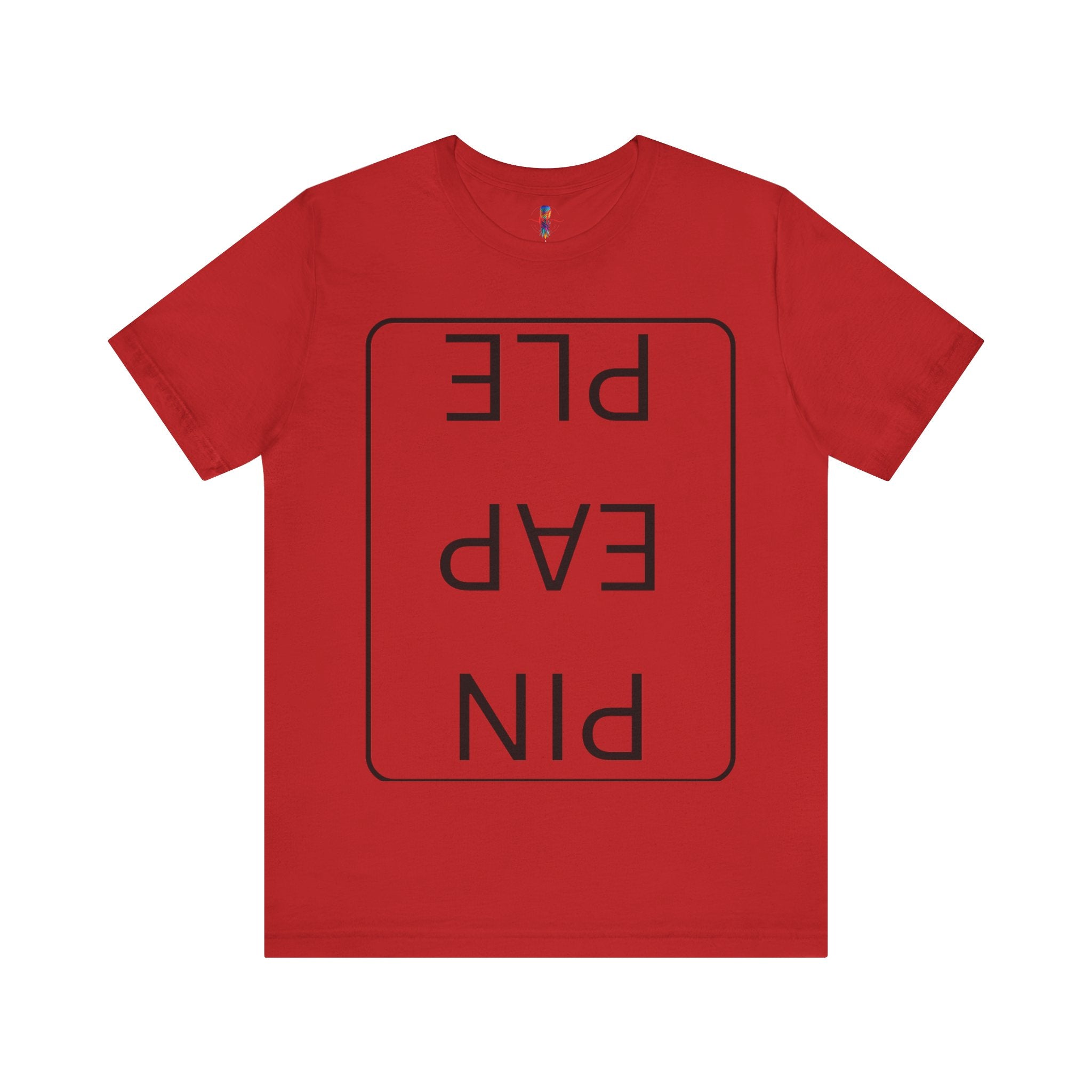 Funny Unisex Jersey Short Sleeve Tee - 'PIN EAP PLE' Design