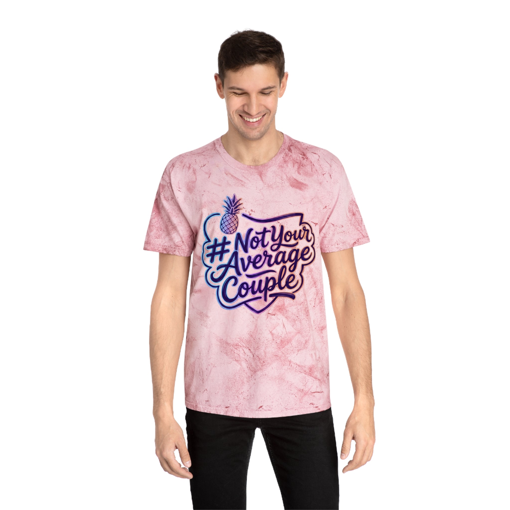 #NotYourAverageCouple T-Shirt – Retro Tropical Pineapple Graphic Tee