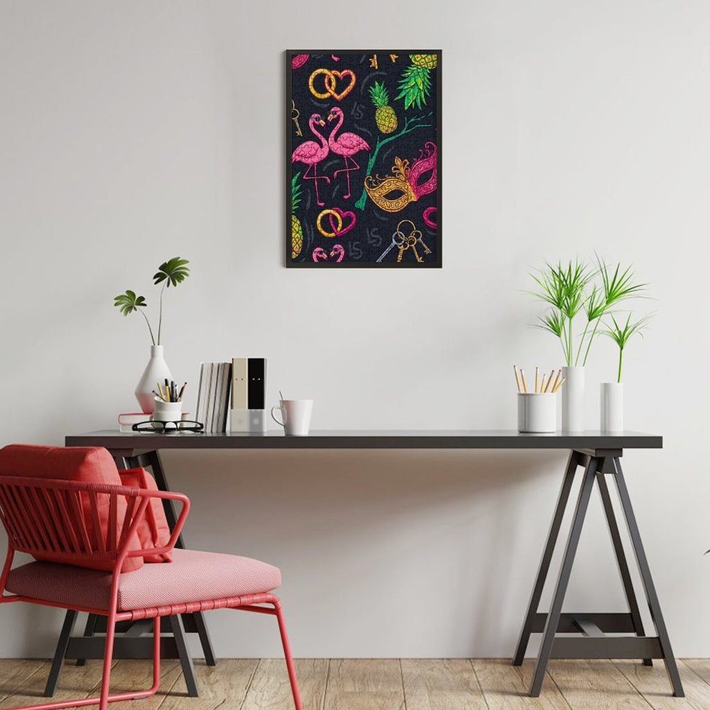 Swinger Themed Vertical Wooden Puzzle | Lifestyle Couple Gift & Wall Art
