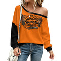 The Swinging Chainsaw Massacre Off Shoulder Hoodie