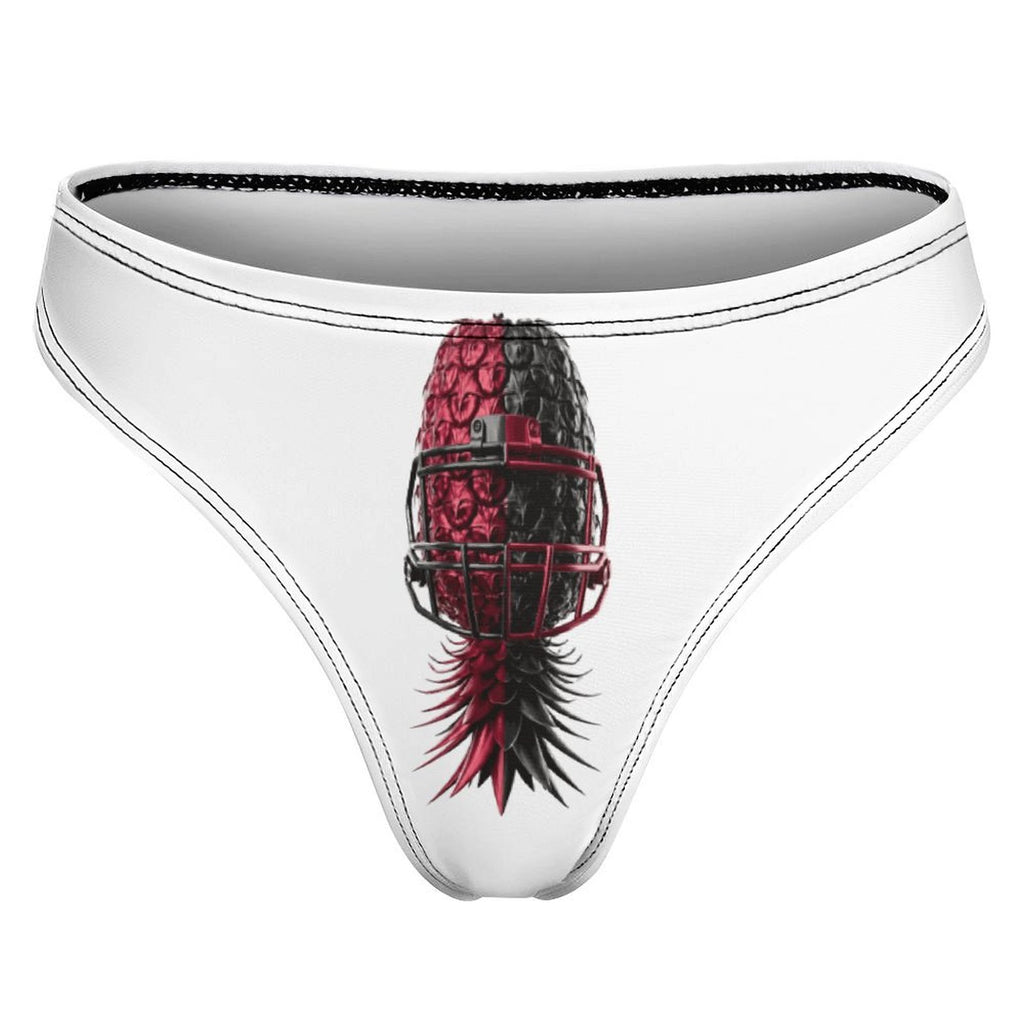 Football Inspired Cotton Thong Underwear for Women
