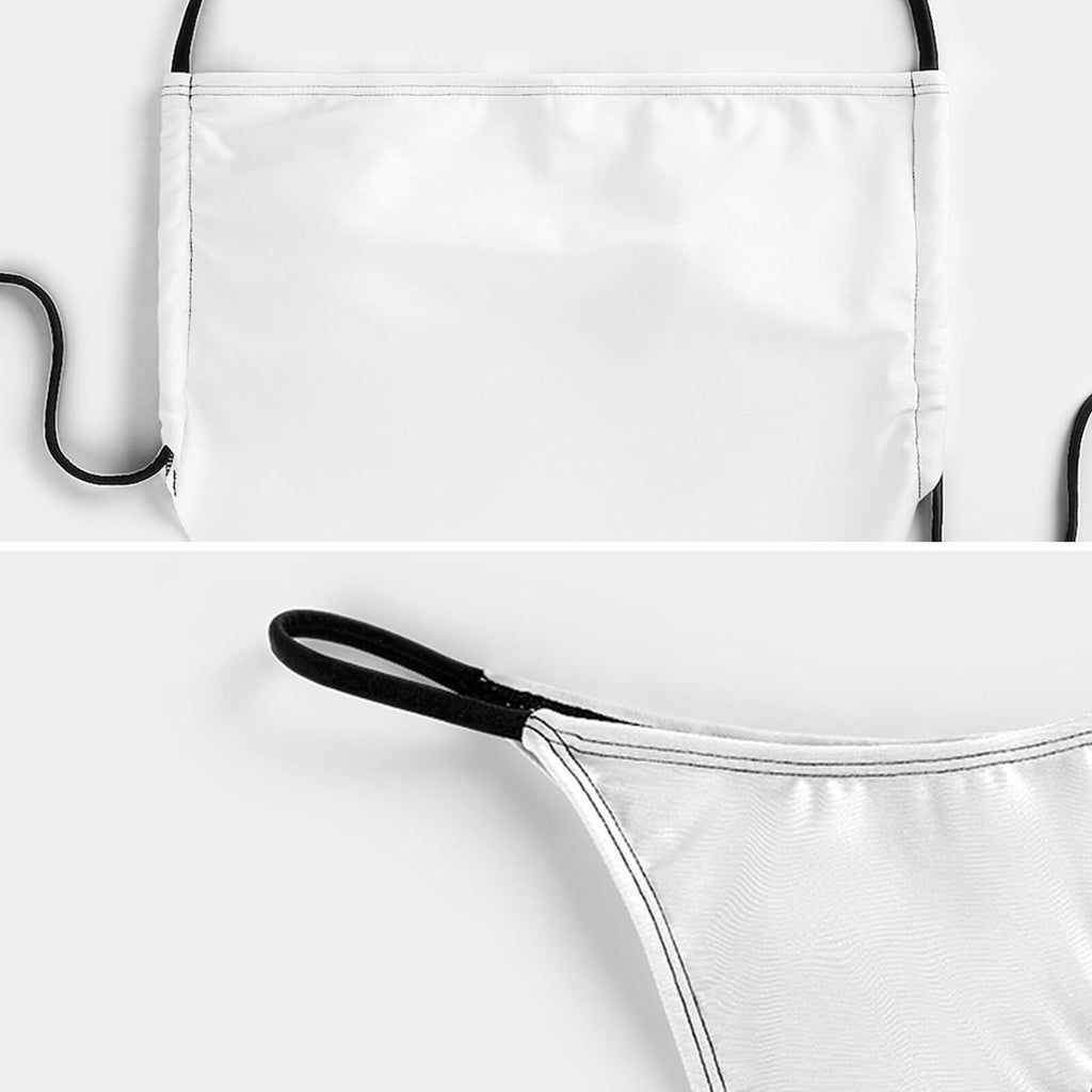 Chic Strapless Bandana Style Bikini(All-Over Printing)