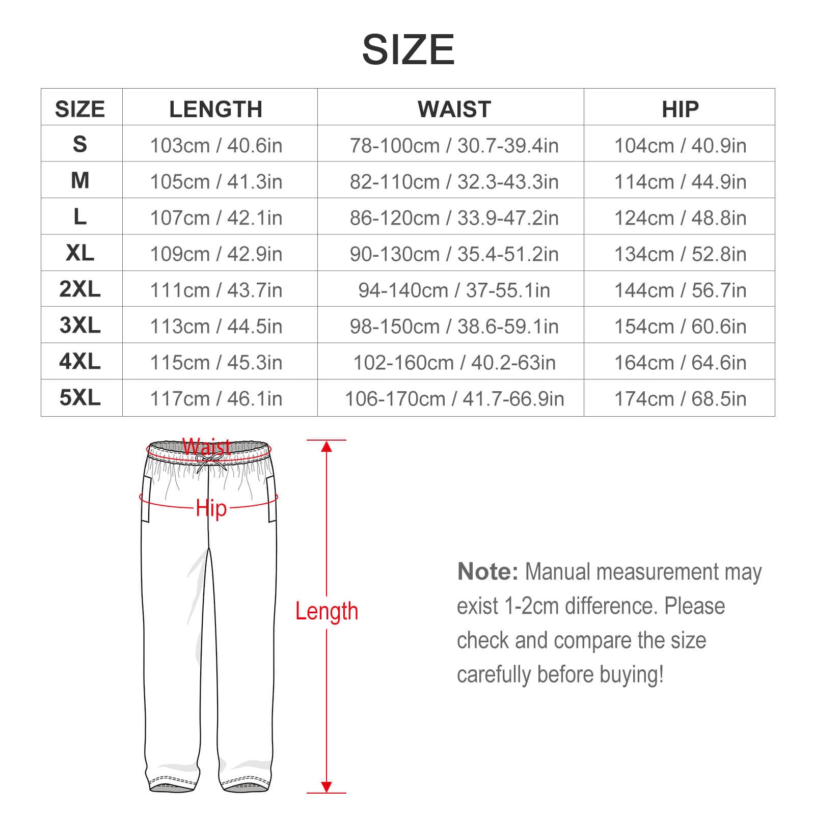 DTG 190gsm Cotton Loose Loungewear Pants for Men(All-Over Printing)