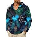 200gsm Men's Button Hooded Sweatshirt(All-Over Printing)