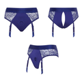 HARNESS LINGERIE DIVA - S - NIGHT BLUE