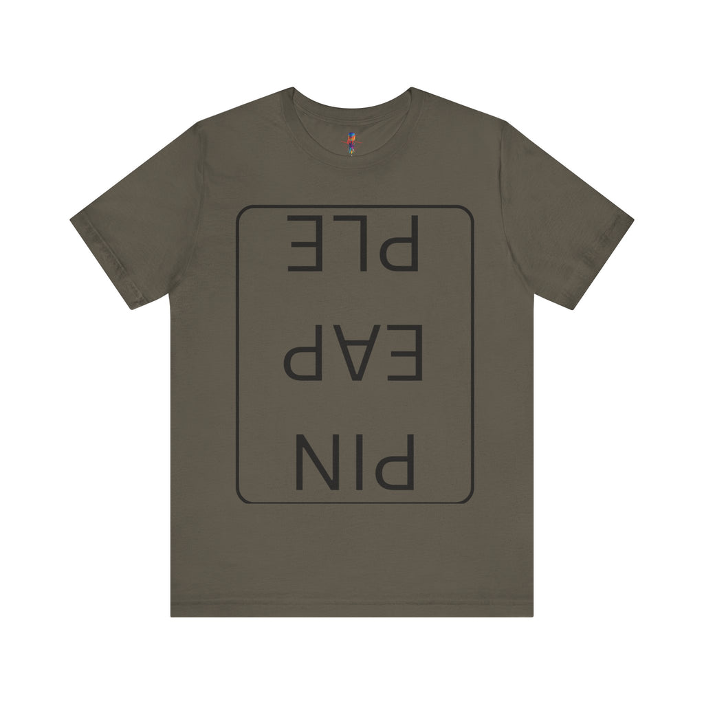 Funny Unisex Jersey Short Sleeve Tee - 'PIN EAP PLE' Design
