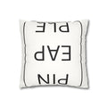 Pillowcase - Upside Down Pineapple Faux Suede Square