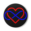 Infinity Heart Ceramic Coaster - Love Decor for Home & Gifts
