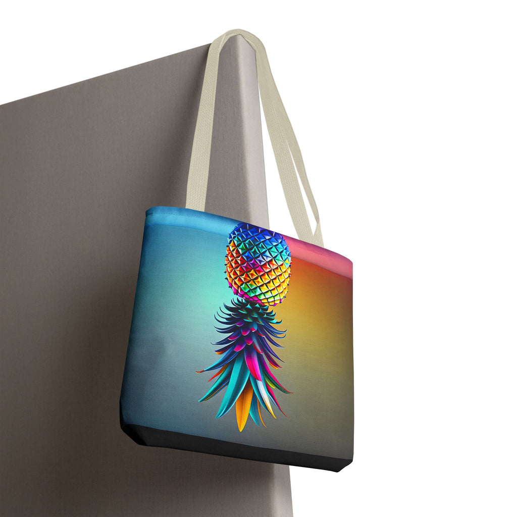 Vibrant Pineapple Tote Bag - Colorful Beach Accessory for Sexy Adventures