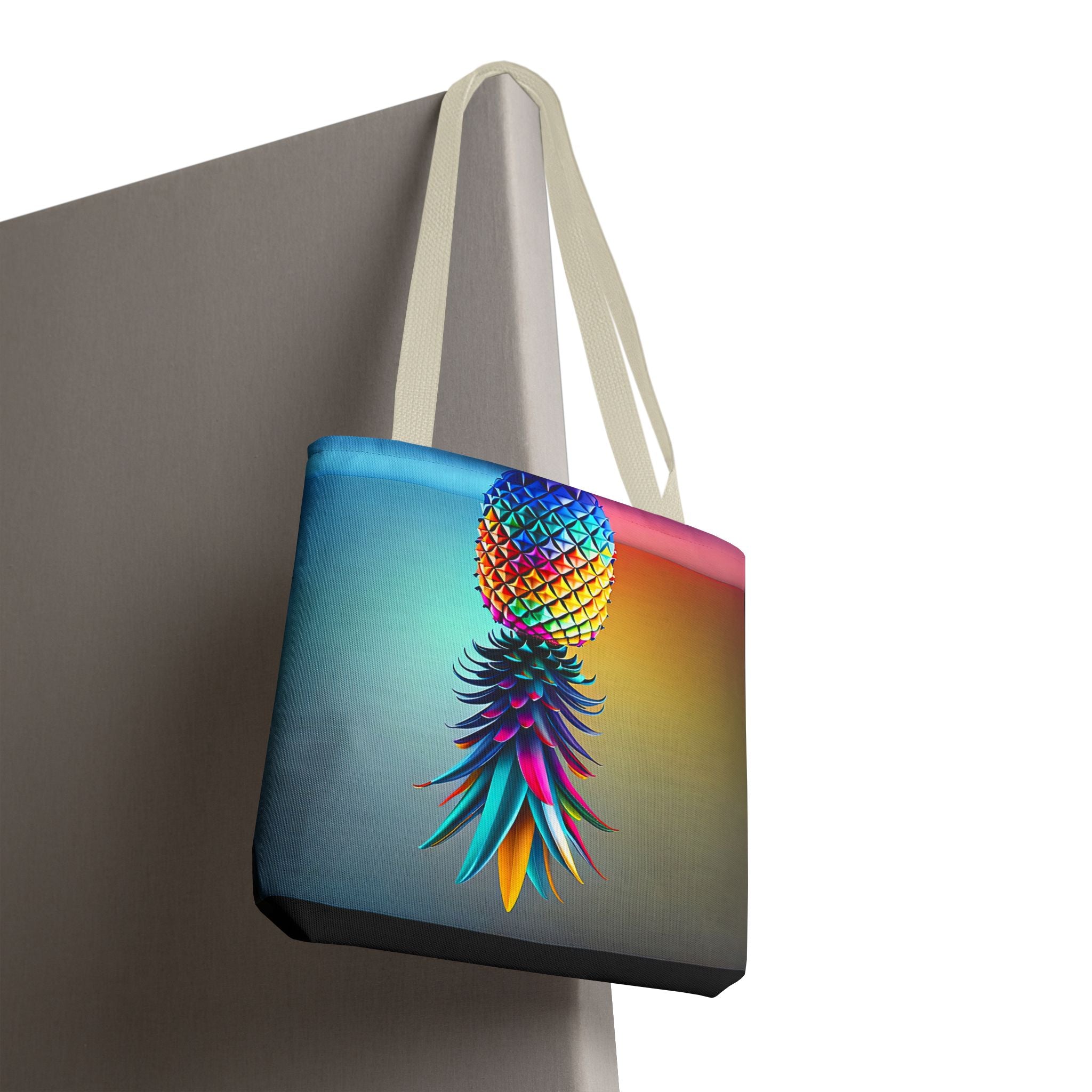 Vibrant Pineapple Tote Bag - Colorful Beach Accessory for Sexy Adventures