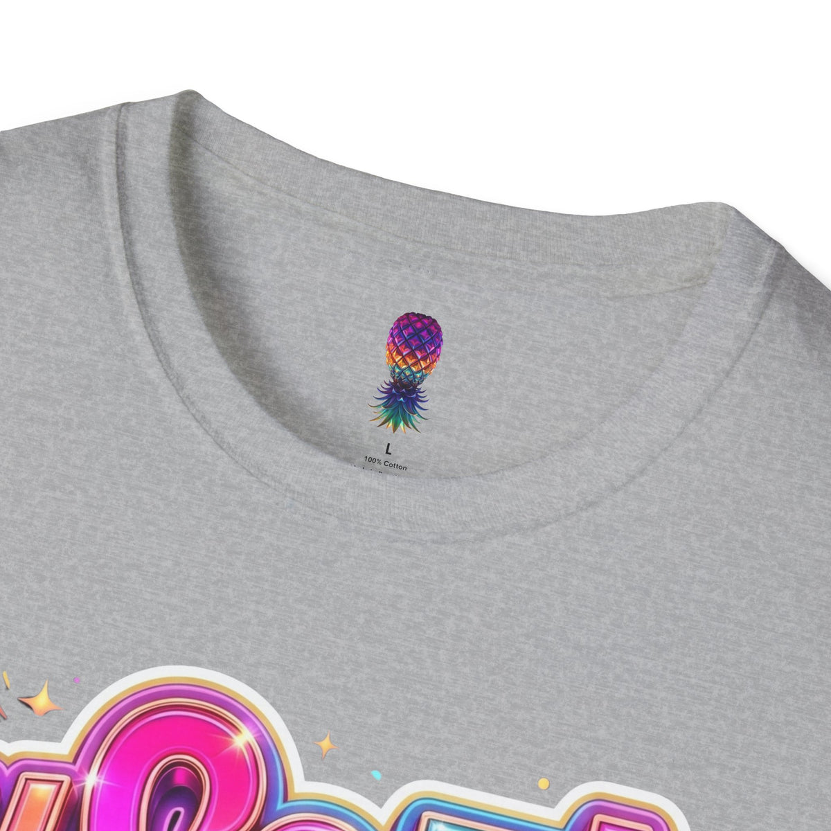 #Soft Swap Graphic T-Shirt | Colorful Y2K Cotton Tee